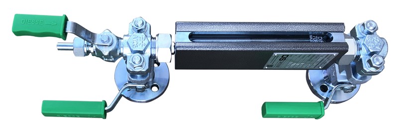 Left Handed 350MM Reflex Level Gauge DS LG-RBR15